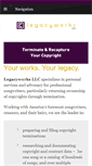 Mobile Screenshot of legacyworkscopyright.com